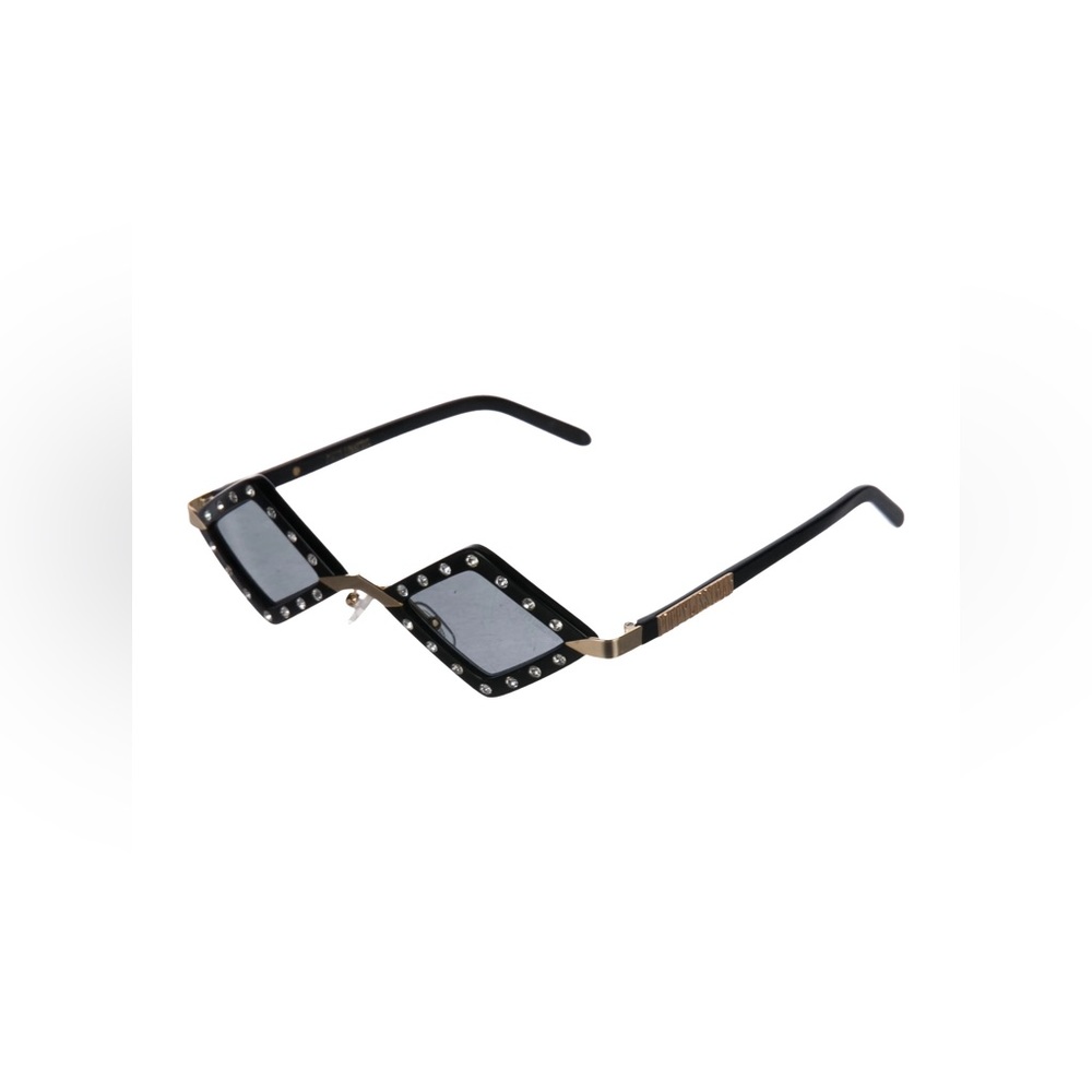 NWOT Poppy Lissiman Elton Sunglasses in Black - Picture 2 of 6